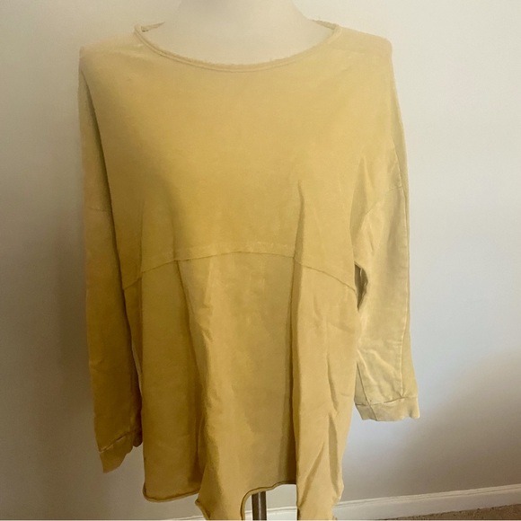 Yellow boyfriend sweatshirt - Picture 1 of 7